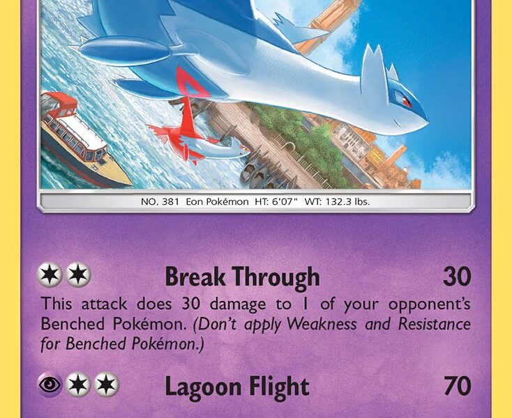Latios Pokemon Kaart