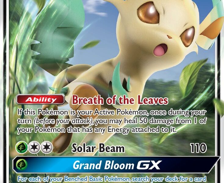 Leafeon-GX Pokemon Kaart