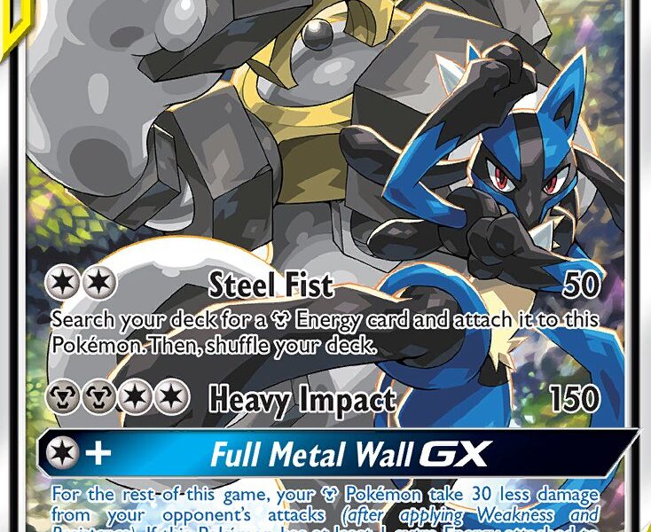 Lucario & Melmetal-GX Pokemon Kaart