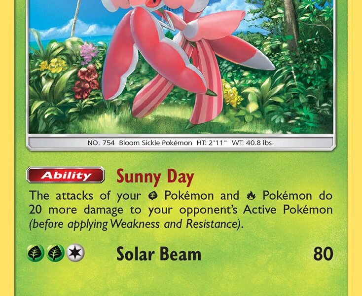 Lurantis Pokemon Kaart