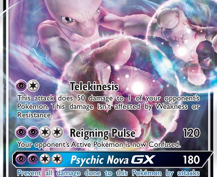 Mewtwo-GX Pokemon Kaart