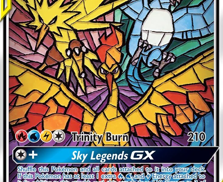 Moltres & Zapdos & Articuno-GX Pokemon Kaart