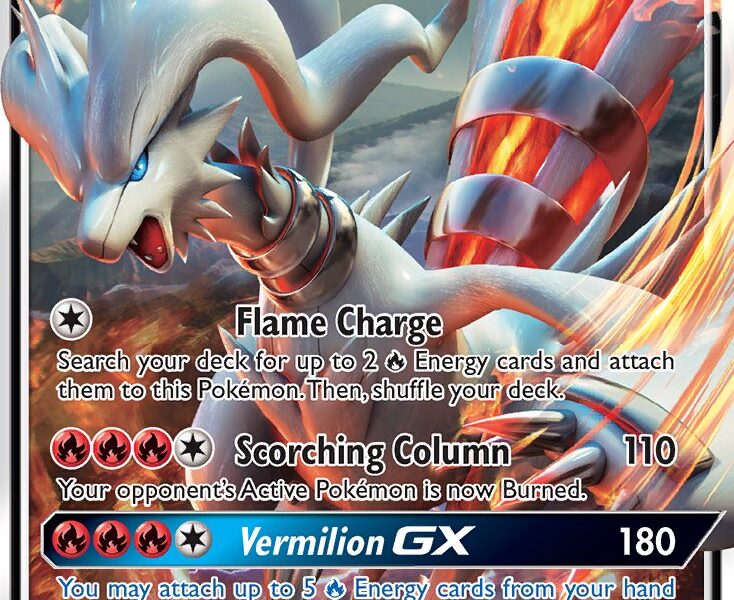 Reshiram-GX Pokemon Kaart