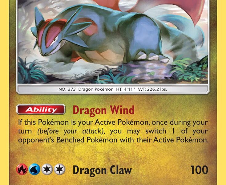 Salamence Pokemon Kaart