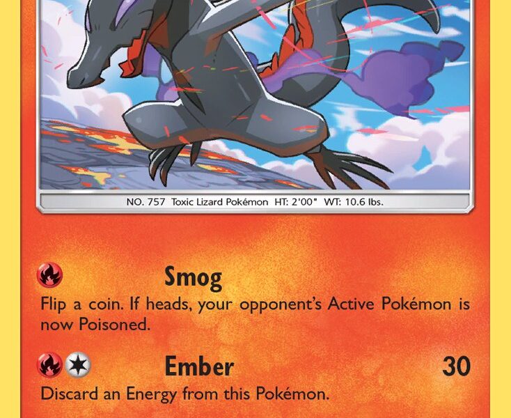 Salandit Pokemon Kaart