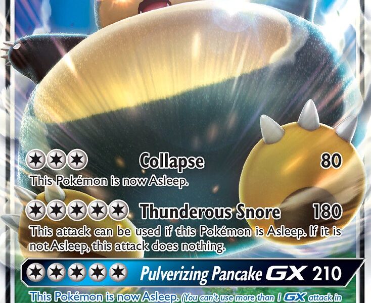 Snorlax-GX Pokemon Kaart