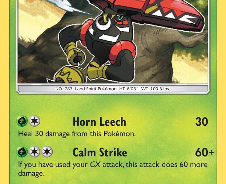 Tapu Bulu Pokemon Kaart