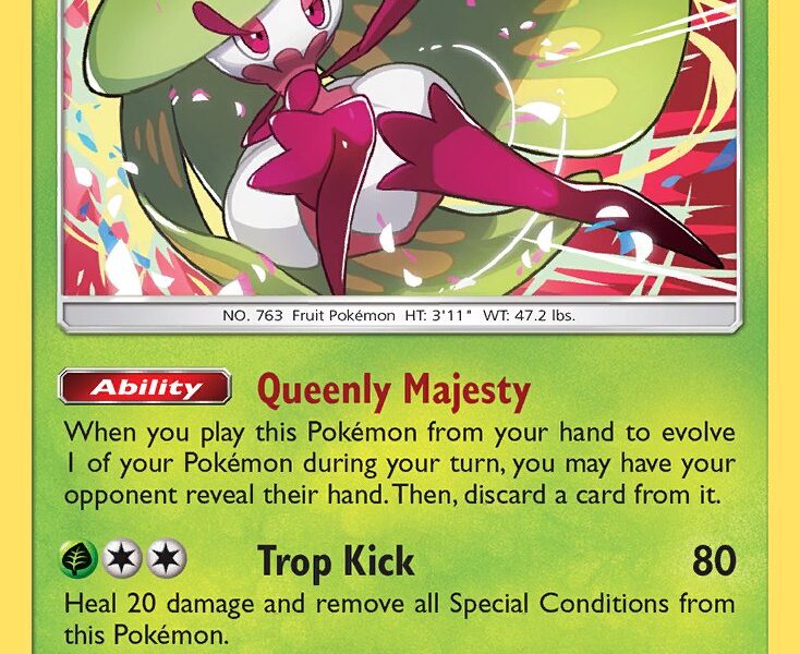 Tsareena Pokemon Kaart