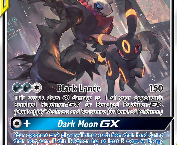 Umbreon & Darkrai-GX Pokemon Kaart