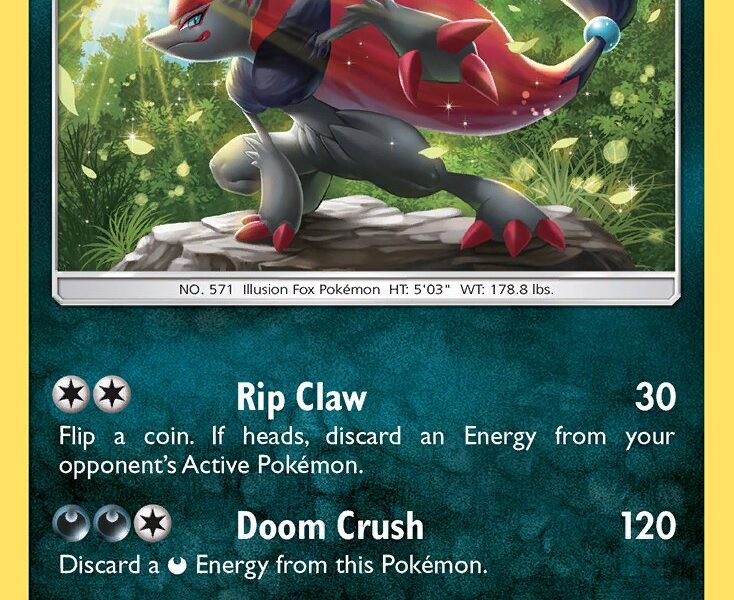 Zoroark Pokemon Kaart