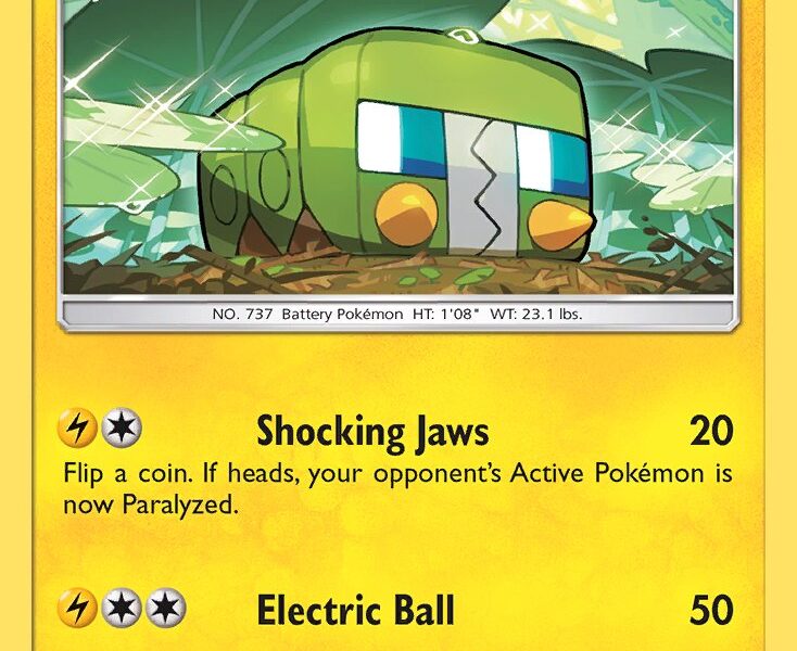 Charjabug Pokemon Kaart