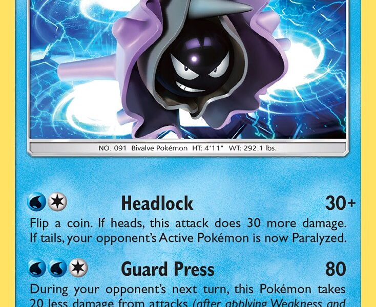 Cloyster Pokemon Kaart