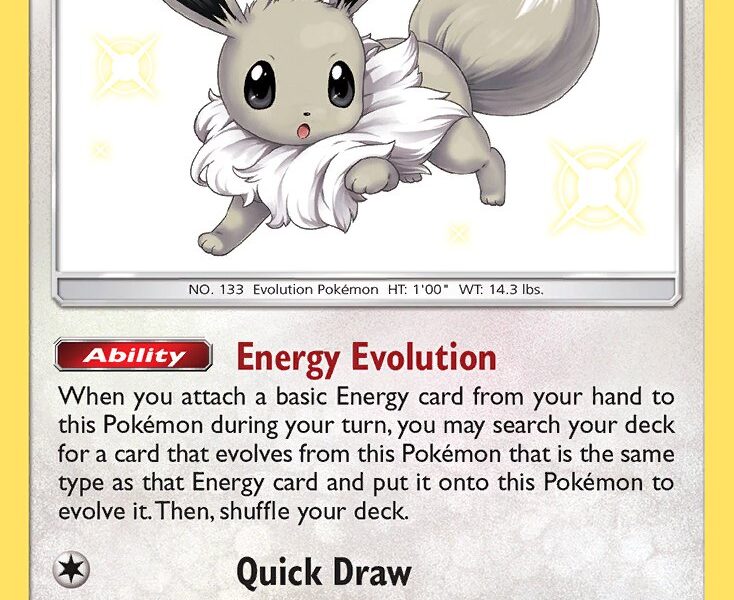 Eevee Pokemon Kaart
