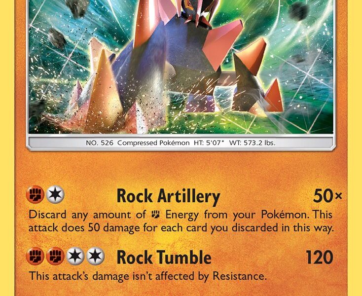 Gigalith Pokemon Kaart