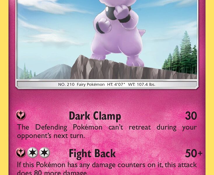 Granbull Pokemon Kaart