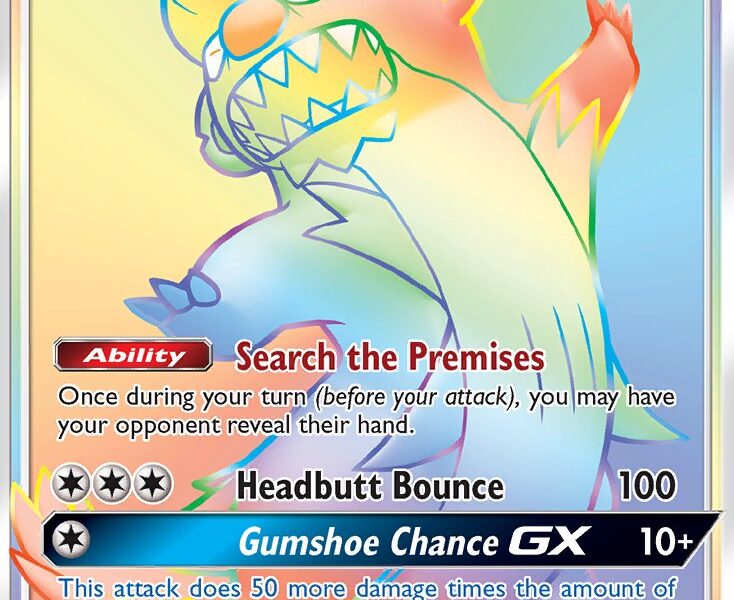 Gumshoos-GX Pokemon Kaart