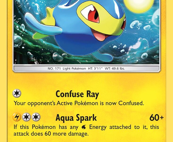 Lanturn Pokemon Kaart