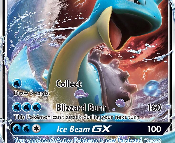 Lapras-GX Pokemon Kaart