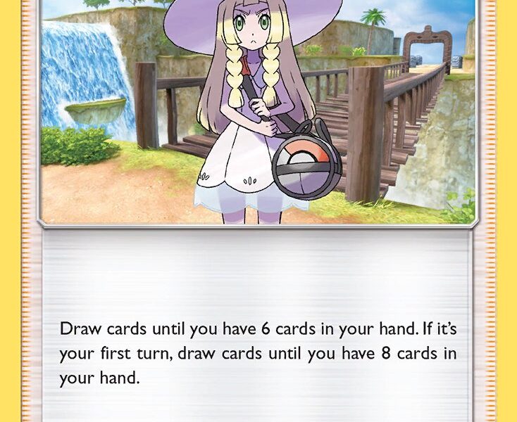 Lillie Pokemon Kaart