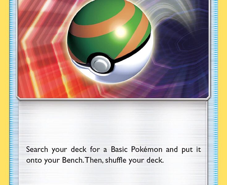 Nest Ball Pokemon Kaart