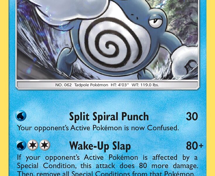 Poliwrath Pokemon Kaart
