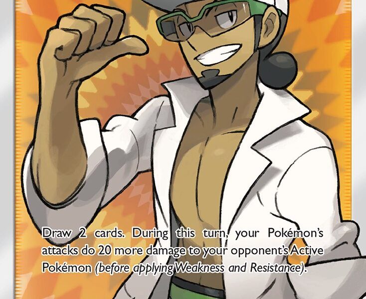 Professor Kukui Pokemon Kaart