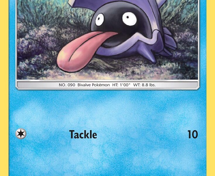 Shellder Pokemon Kaart