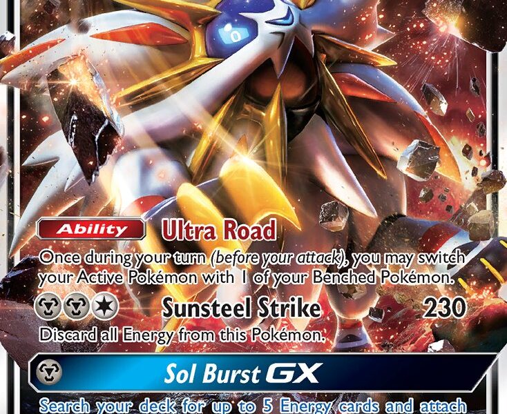 Solgaleo-GX Pokemon Kaart