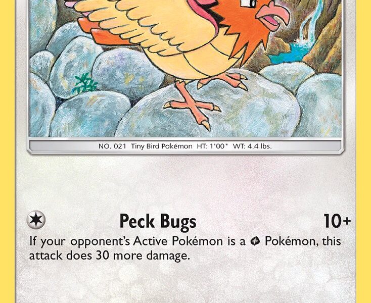 Spearow Pokemon Kaart