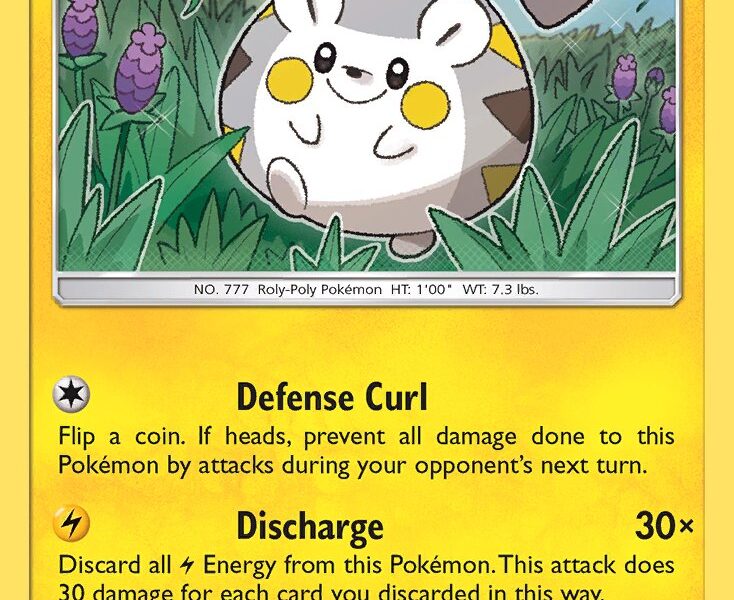 Togedemaru Pokemon Kaart