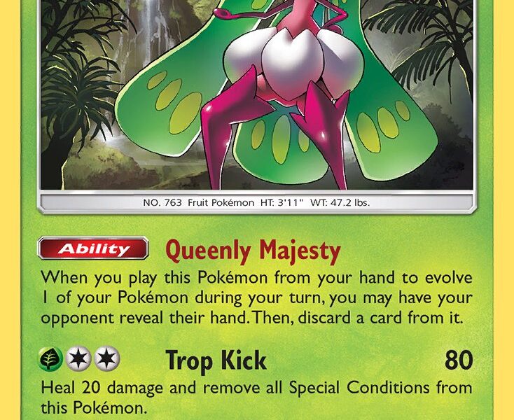 Tsareena Pokemon Kaart