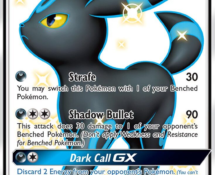 Umbreon-GX Pokemon Kaart