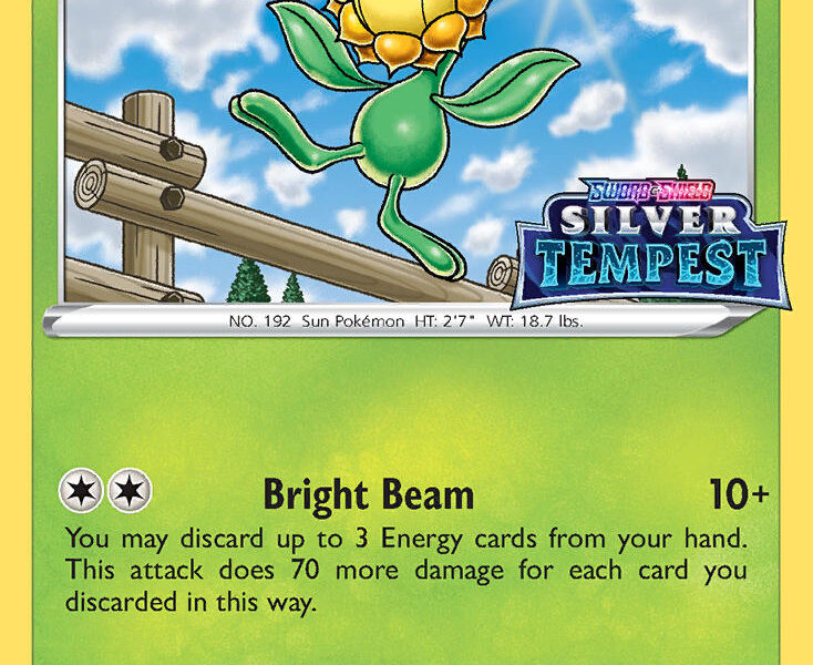 Sunflora Pokemon Kaart
