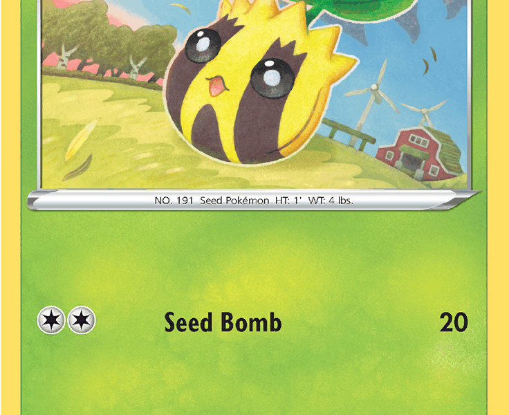 Sunkern Pokemon Kaart