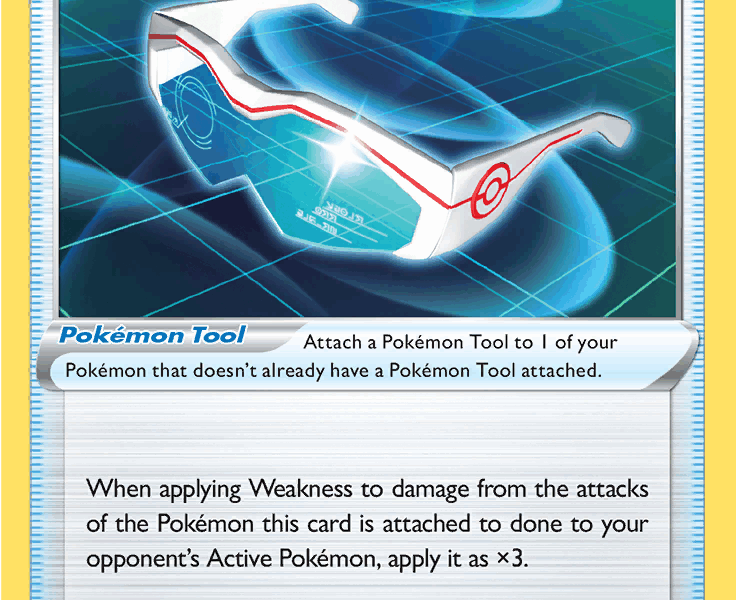 Supereffective Glasses Pokemon Kaart