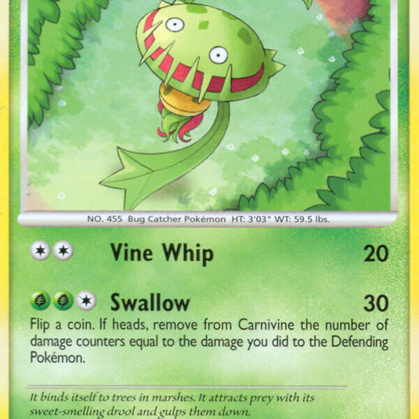 Carnivine Pokemon Kaart