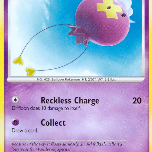 Drifloon Pokemon Kaart