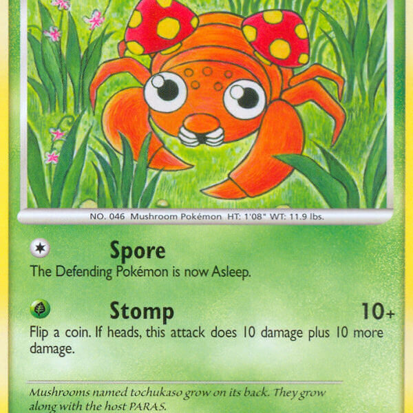 Paras Pokemon Kaart