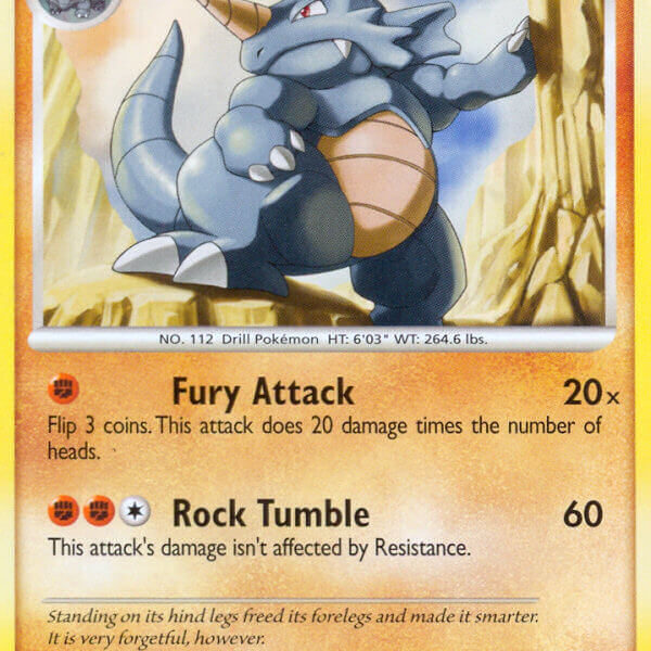 Rhydon Pokemon Kaart