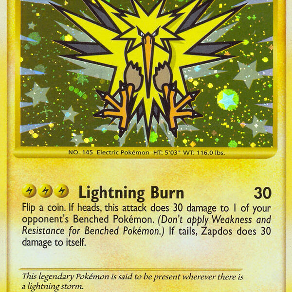 Zapdos Pokemon Kaart