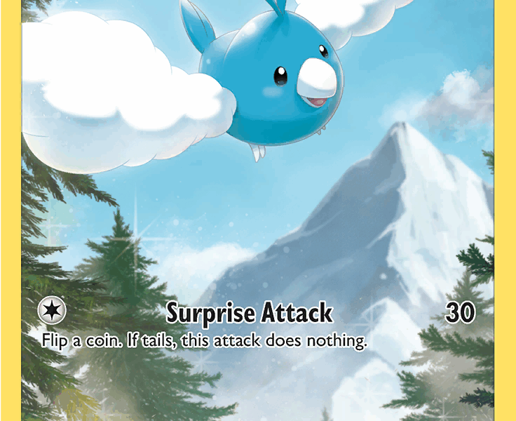 Swablu Pokemon Kaart