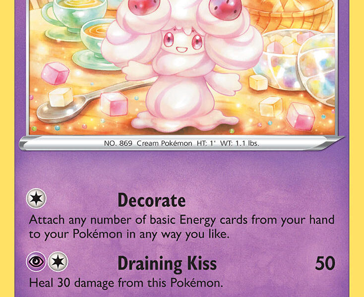 Alcremie Pokemon Kaart