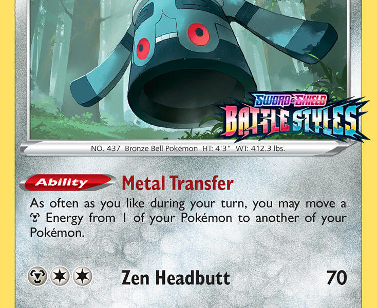 Bronzong Pokemon Kaart