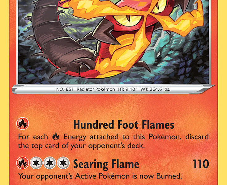 Centiskorch Pokemon Kaart