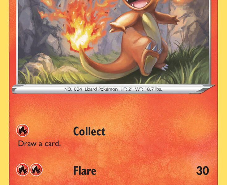 Charmander Pokemon Kaart