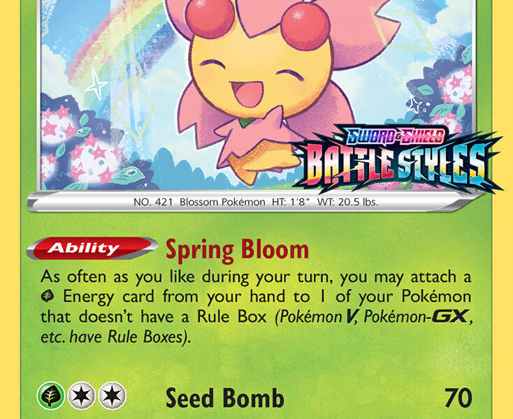 Cherrim Pokemon Kaart