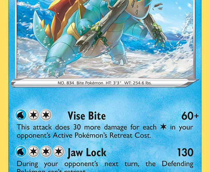 Drednaw Pokemon Kaart