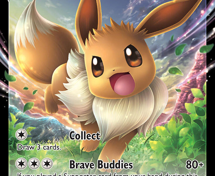Eevee V Pokemon Kaart