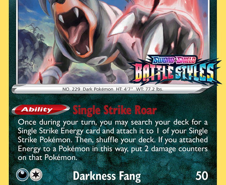 Houndoom Pokemon Kaart