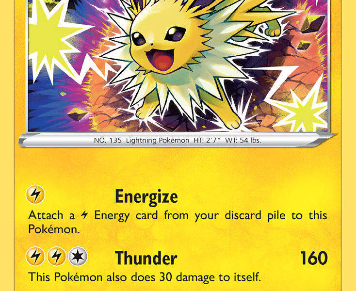Jolteon Pokemon Kaart